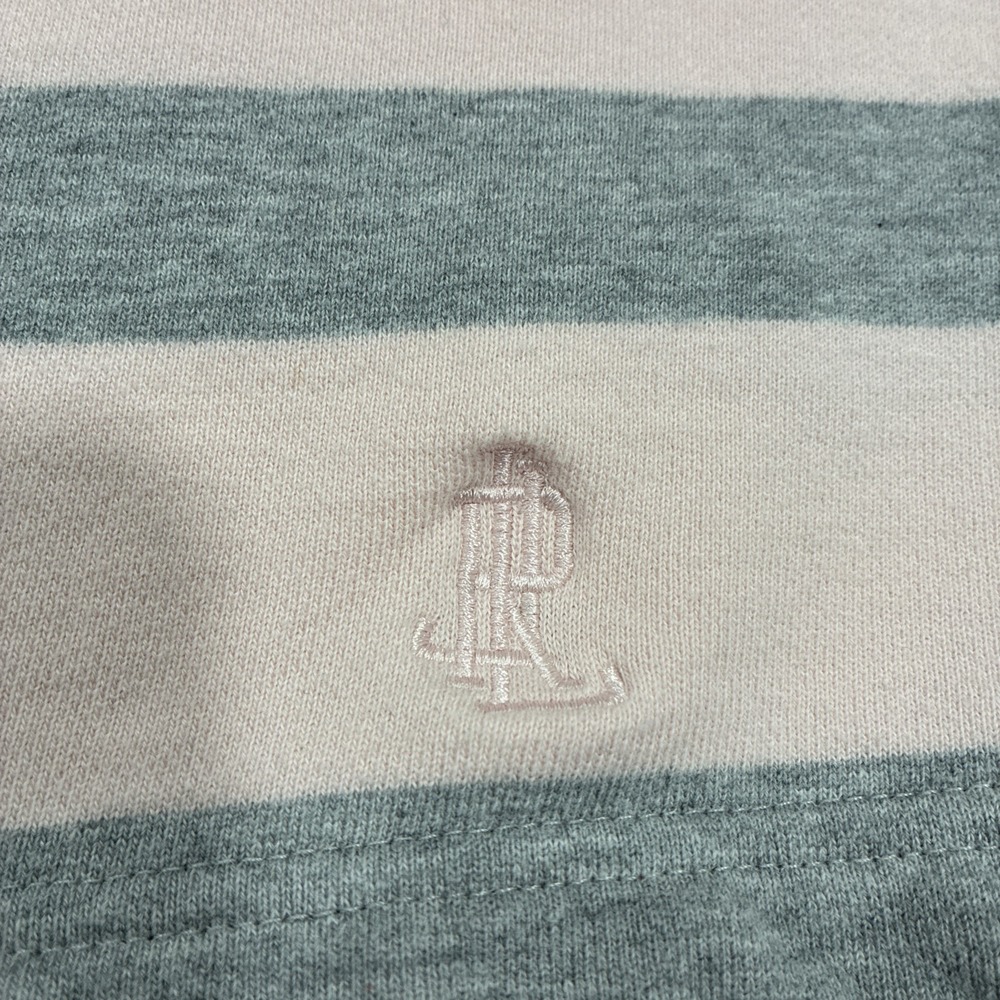 Lauren Ralph Lauren Women's 1/4 Zip Pullover‎ Size Large Striped Cotton Casual - Picture 4 of 16